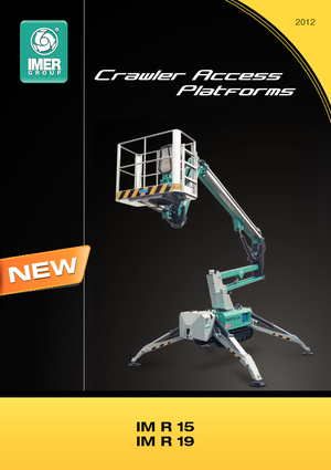 Гусеничні підйомники з шарнірною стрілою Imer IM R 15