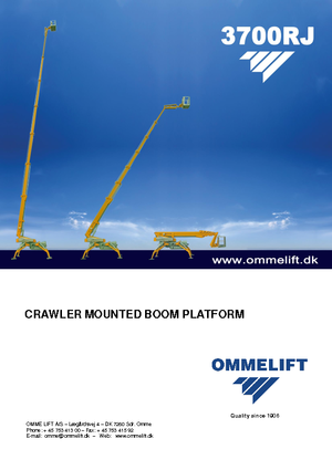 Гусеничні телескопічні підйомники OMMELIFT Omme 3700RBDJ