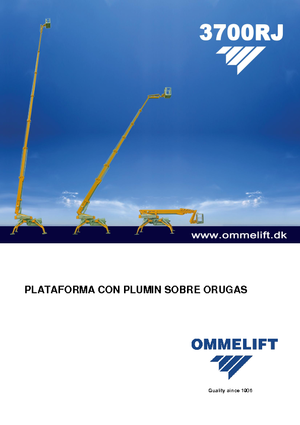 Гусеничні телескопічні підйомники OMMELIFT Omme 3700RBDJ