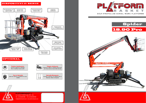 Гусеничні підйомники з шарнірною стрілою Basket Spider 18.90 Pro