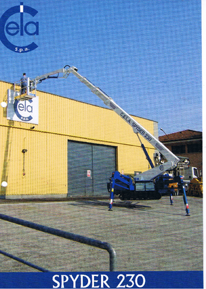 Гусеничні телескопічні підйомники CELA Spyder 230