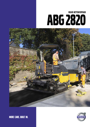 Гусеничні асфальтоукладачі Volvo ABG2820