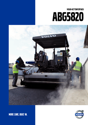 Гусеничні асфальтоукладачі Volvo ABG5820