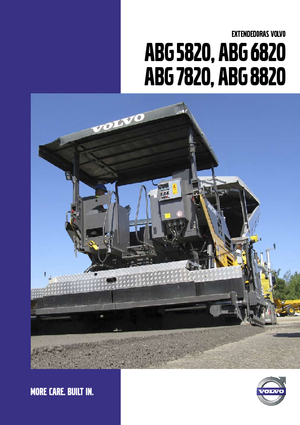 Гусеничні асфальтоукладачі Volvo ABG5820