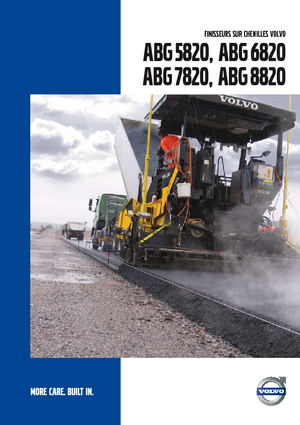 Гусеничні асфальтоукладачі Volvo ABG5820