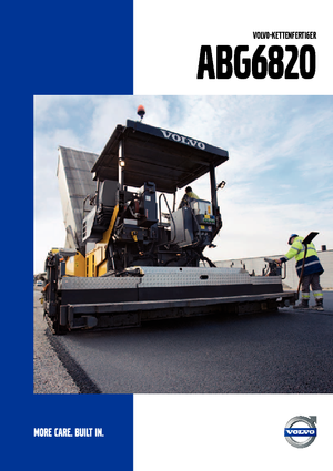 Гусеничні асфальтоукладачі Volvo ABG6820