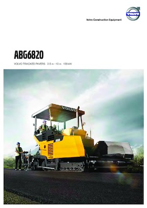 Гусеничні асфальтоукладачі Volvo ABG6820