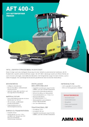 Гусеничні асфальтоукладачі Ammann AFT 400-3