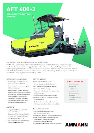 Гусеничні асфальтоукладачі Ammann AFT 600-3