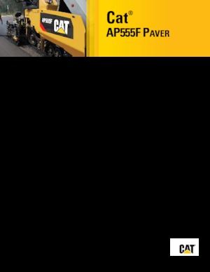 Гусеничні асфальтоукладачі Caterpillar AP555F