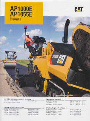 Гусеничні асфальтоукладачі Caterpillar AP1000E