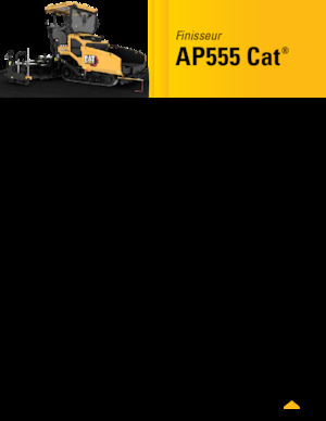 Гусеничні асфальтоукладачі Caterpillar AP555