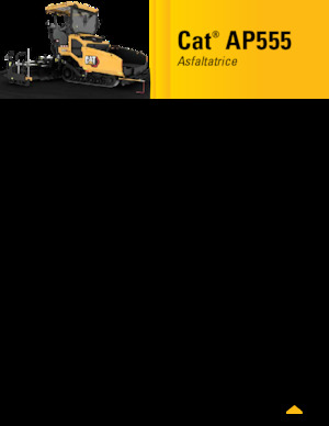 Гусеничні асфальтоукладачі Caterpillar AP555