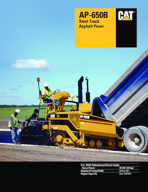 Гусеничні асфальтоукладачі Caterpillar AP650B