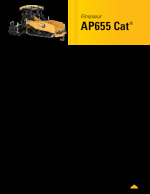 Гусеничні асфальтоукладачі Caterpillar AP655