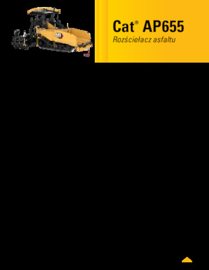Гусеничні асфальтоукладачі Caterpillar AP655