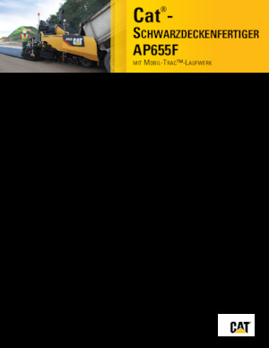Гусеничні асфальтоукладачі Caterpillar AP655F