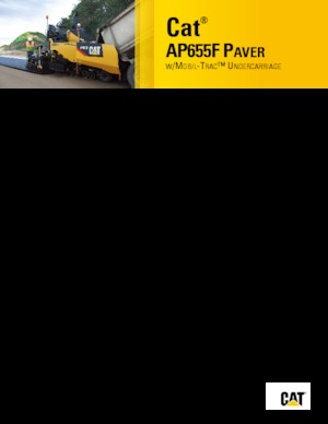 Гусеничні асфальтоукладачі Caterpillar AP655F