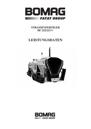 Гусеничні асфальтоукладачі Bomag BF 223 C