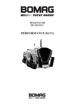 Гусеничні асфальтоукладачі Bomag BF 222 C