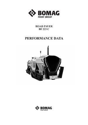 Гусеничні асфальтоукладачі Bomag BF 223 C