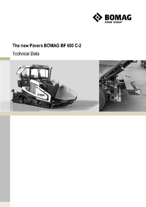 Гусеничні асфальтоукладачі Bomag BF 600 C 2 S 500