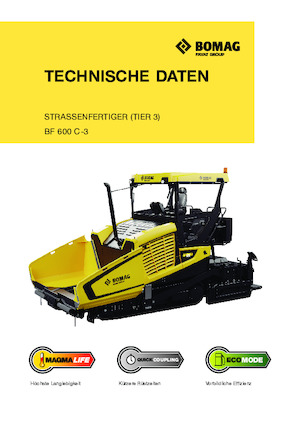 Гусеничні асфальтоукладачі Bomag BF 600 C 3 S 500