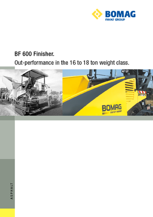 Гусеничні асфальтоукладачі Bomag BF 600 C-HSE