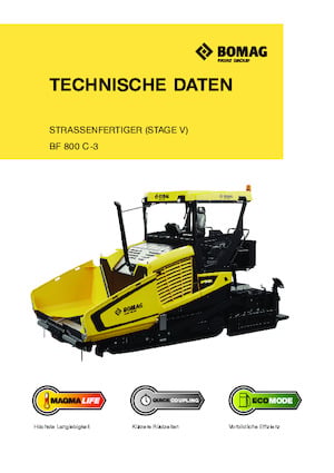 Гусеничні асфальтоукладачі Bomag BF 800 C 3 S 500