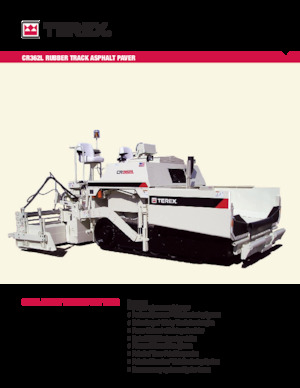 Гусеничні асфальтоукладачі Terex CR362L