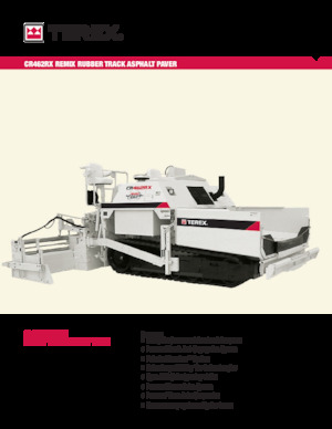 Гусеничні асфальтоукладачі Terex CR462RX