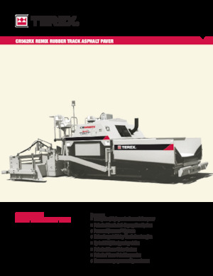 Гусеничні асфальтоукладачі Terex CR562RX