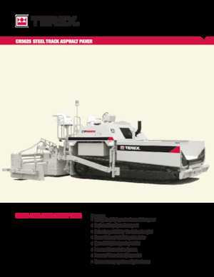 Гусеничні асфальтоукладачі Terex CR562S