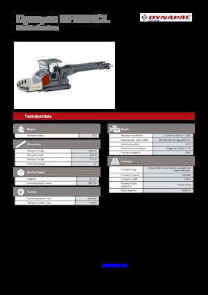 Гусеничні асфальтоукладачі Dynapac MF2500CL