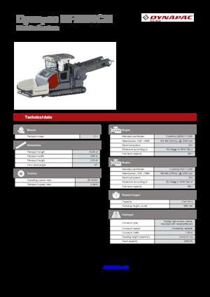 Гусеничні асфальтоукладачі Dynapac MF2500CM
