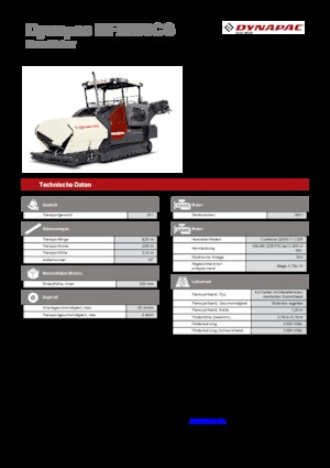Гусеничні асфальтоукладачі Dynapac MF2500CS