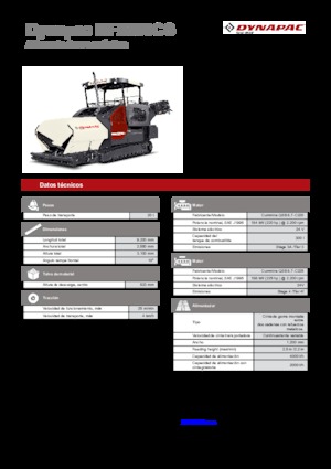 Гусеничні асфальтоукладачі Dynapac MF2500CS