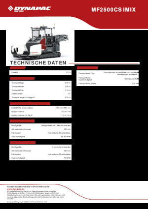 Гусеничні асфальтоукладачі Dynapac MF2500CS IMIX