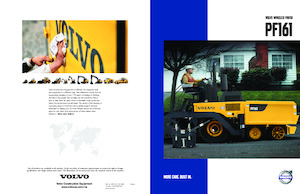 Гусеничні асфальтоукладачі Volvo PF161