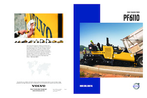 Гусеничні асфальтоукладачі Volvo PF6110