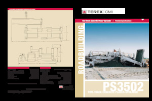 Гусеничні асфальтоукладачі Terex PS3502