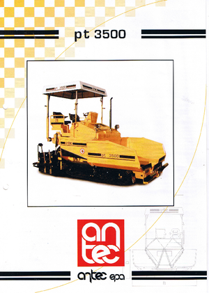 Гусеничні асфальтоукладачі Antec PT 3500