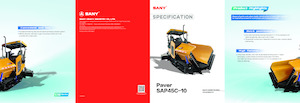 Гусеничні асфальтоукладачі Sany SAP45C-10