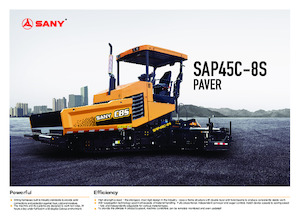 Гусеничні асфальтоукладачі Sany SAP45C-8S