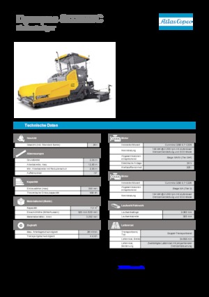 Гусеничні асфальтоукладачі Dynapac SD 2550 C