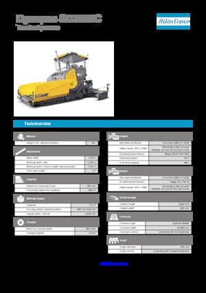 Гусеничні асфальтоукладачі Dynapac SD 2550 C