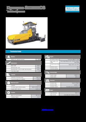 Гусеничні асфальтоукладачі Dynapac SD 2550 CS