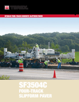 Гусеничні асфальтоукладачі Terex SF3504C