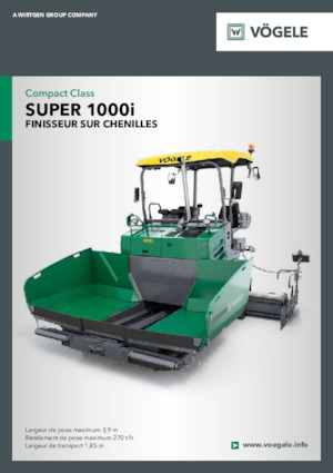 Гусеничні асфальтоукладачі Vögele Super 1000i