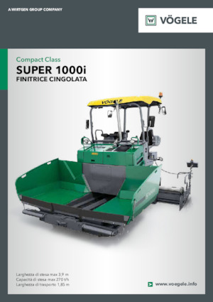 Гусеничні асфальтоукладачі Vögele Super 1000i
